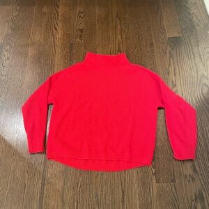 Alice + Olivia Vibrant Red Turtleneck Sweater